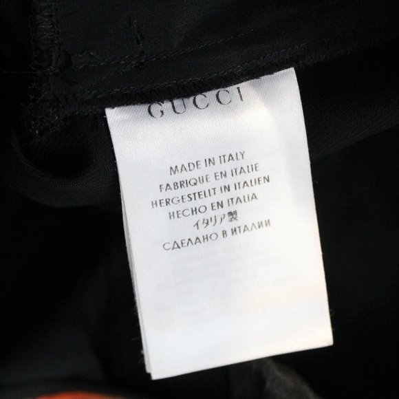 Gucci Black Wool Tailored Formal Trousers Size IT 38/ US 2 - Picture 7 of 9